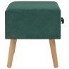 Tables de chevet 2 pcs Vert 40x35x40 cm Velours 