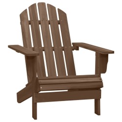 Chaise de jardin Bois Marron 