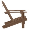 Chaise de jardin Bois Marron 