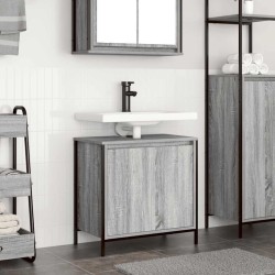 Meuble de salle de bain avec lavabo 60x34,5x60 cm 