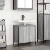 Meuble de salle de bain avec lavabo 60x34,5x60 cm 