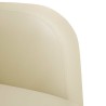 Canapé causeuse crème 110 cm similicuir 