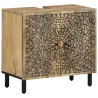 Armoire lavabo de salle de bain bois massif de manguier 