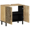 Armoire lavabo de salle de bain bois massif de manguier 