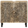 Armoire lavabo de salle de bain bois massif de manguier 