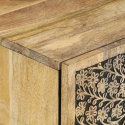 Armoire lavabo de salle de bain bois massif de manguier 