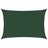Voile d'ombrage 160 g/m² Vert foncé 5x6 m PEHD 