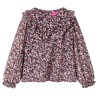 Chemise pour enfants à manches longues rose foncé 140 