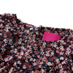 Chemise pour enfants à manches longues rose foncé 140 