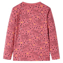 Pyjamas enfants à manches longues rose ancien 140 