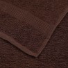 Serviettes d'invité 2 pcs marron 30x50 cm 360 g/m² 100% coton 