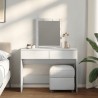 Coiffeuse avec LED blanc 100x40x130 cm 