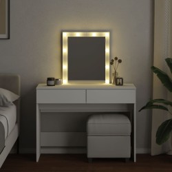 Coiffeuse avec LED blanc 100x40x130 cm 