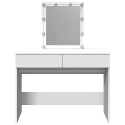 Coiffeuse avec LED blanc 100x40x130 cm 
