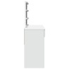Coiffeuse avec LED blanc 100x40x130 cm 