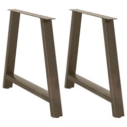 Pieds de table à manger en forme de A 2 pièces 90 x (72-73) cm Acier 
