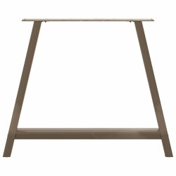 Pieds de table à manger en forme de A 2 pièces 90 x (72-73) cm Acier 