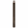 Pieds de table à manger en forme de A 2 pièces 90 x (72-73) cm Acier 