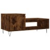 Table basse Chêne fumé 100x50x45 cm Bois d'ingénierie 