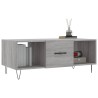 Table basse sonoma gris 102x50x40 cm bois d'ingénierie 