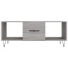 Table basse sonoma gris 102x50x40 cm bois d'ingénierie 