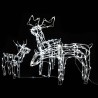 Cordon lumineux de Noël 3 pcs Rennes 229 LED 