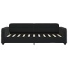 Lit de repos sans matelas noir 90x190 cm velours 