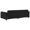 Lit de repos sans matelas noir 90x190 cm velours 