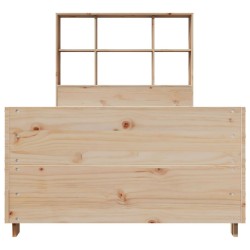Cadre de lit sans matelas 90x200 cm bois de pin massif 