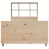 Cadre de lit sans matelas 90x200 cm bois de pin massif 