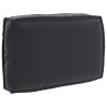 Ensemble de coussins de palette de 2 pièces en tissu oxford noir 