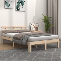 Cadre de lit sans matelas bois massif 180x200 cm 