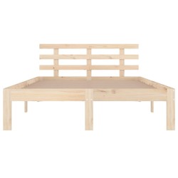 Cadre de lit sans matelas bois massif 180x200 cm 