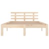 Cadre de lit sans matelas bois massif 180x200 cm 