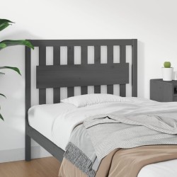Tête de lit Gris 105,5x4x100 cm Bois massif de pin 