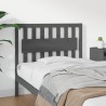 Tête de lit Gris 105,5x4x100 cm Bois massif de pin 