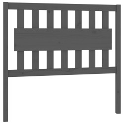 Tête de lit Gris 105,5x4x100 cm Bois massif de pin 