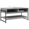 Table basse sonoma gris 90x50x45 cm bois d'ingénierie 