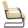 Chaise cantilever Crème Similicuir 