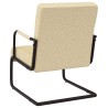 Chaise cantilever Crème Similicuir 
