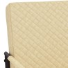 Chaise cantilever Crème Similicuir 