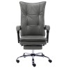 Chaise de bureau Anthracite Similicuir 