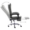 Chaise de bureau Anthracite Similicuir 