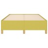 Cadre de lit sans matelas vert 120x200 cm tissu 