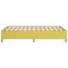 Cadre de lit sans matelas vert 120x200 cm tissu 