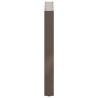 Pieds de table à manger en forme de U, 2 pièces, acier naturel, 70 x (72-73) cm 
