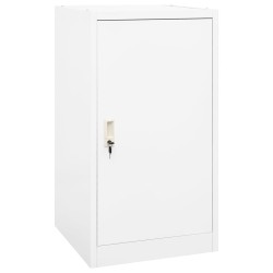 Armoire à selles Blanc 53x53x105 cm Acier    
