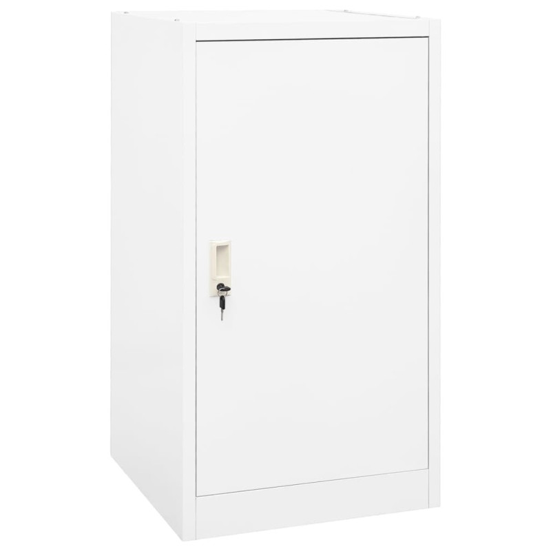 Armoire à selles Blanc 53x53x105 cm Acier Armoire à selles Blanc 53x53x105 cm Acier