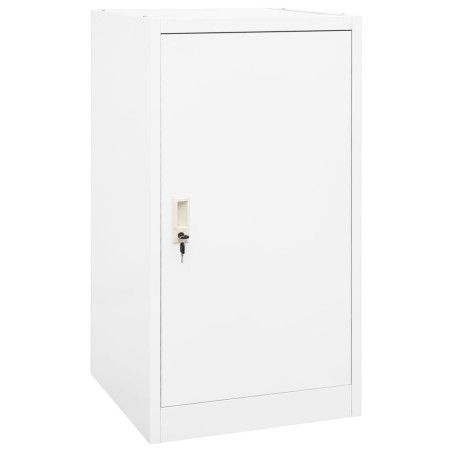 Armoire à selles Blanc 53x53x105 cm Acier    