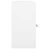 Armoire à selles Blanc 53x53x105 cm Acier    